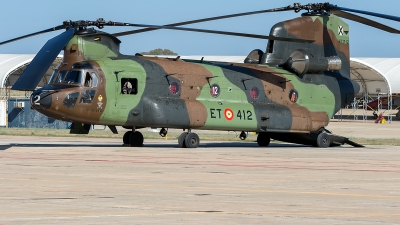Photo ID 222459 by Adolfo Bento de Urquia. Spain Army Boeing Vertol CH 47D Chinook, HT 17 12