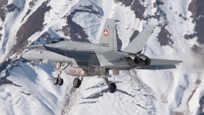 Photo ID 222667 by Luca Fahrni. Switzerland Air Force McDonnell Douglas F A 18C Hornet, J 5023