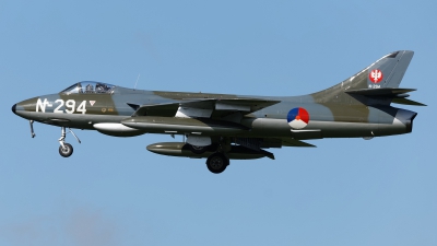 Photo ID 224895 by Rainer Mueller. Private DHHF Dutch Hawker Hunter Foundation Hawker Hunter F6A, G KAXF