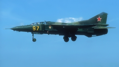 Photo ID 225787 by Rainer Mueller. Russia Air Force Mikoyan Gurevich MiG 23UB,  