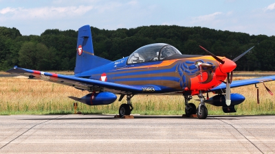 Photo ID 228000 by Carl Brent. Austria Air Force Pilatus PC 7 Turbo Trainer, 3H FC