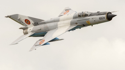 Photo ID 229510 by David Schmidt. Romania Air Force Mikoyan Gurevich MiG 21MF 75 Lancer C, 6824