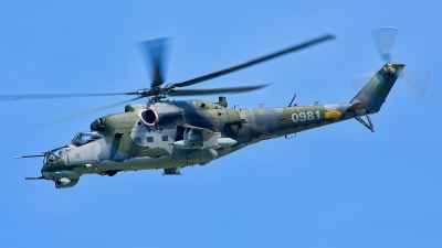 Photo ID 230117 by Radim Spalek. Czech Republic Air Force Mil Mi 35 Mi 24V, 0981