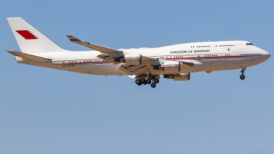 Photo ID 231636 by Ruben Galindo. Bahrain Royal Flight Boeing 747 4P8, A9C HMK