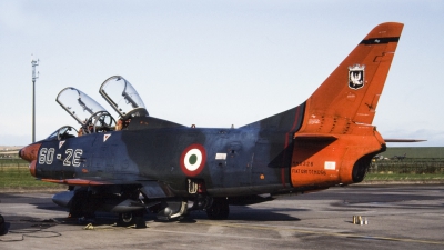 Photo ID 26540 by Tom Gibbons. Italy Air Force Fiat G 91T1, MM6326
