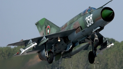 Photo ID 26599 by Anton Balakchiev. Bulgaria Air Force Mikoyan Gurevich MiG 21bis, 358