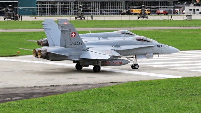 Photo ID 236137 by Milos Ruza. Switzerland Air Force McDonnell Douglas F A 18C Hornet, J 5024