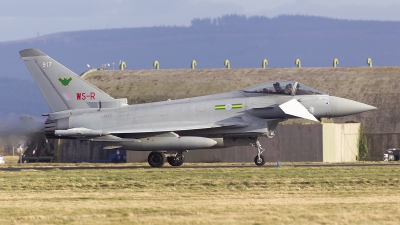 Photo ID 238564 by Tom Gibbons. UK Air Force Eurofighter Typhoon FGR4, ZJ917