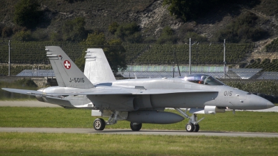Photo ID 27130 by Sven Zimmermann. Switzerland Air Force McDonnell Douglas F A 18C Hornet, J 5015