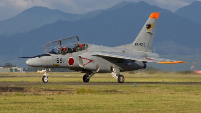Photo ID 242350 by Neil Dunridge. Japan Air Force Kawasaki T 4, 26 5691