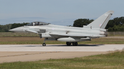 Photo ID 242966 by Paul Newbold. UK Air Force Eurofighter Typhoon FGR4, ZK315