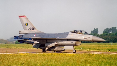 Photo ID 243433 by Jan Eenling. Netherlands Air Force General Dynamics F 16A Fighting Falcon, J 059