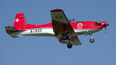 Photo ID 243437 by Joop de Groot. Switzerland Air Force Pilatus NCPC 7 Turbo Trainer, A 933