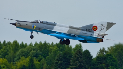 Photo ID 244431 by Radim Spalek. Romania Air Force Mikoyan Gurevich MiG 21MF 75 Lancer C, 6807