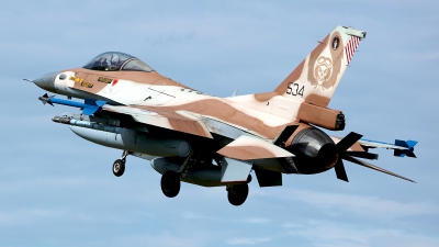 Photo ID 244557 by Carl Brent. Israel Air Force General Dynamics F 16C Fighting Falcon, 534