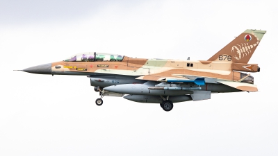Photo ID 244677 by Jens Wiemann. Israel Air Force General Dynamics F 16D Fighting Falcon, 676
