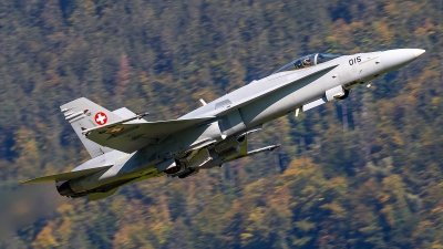 Photo ID 245694 by Bruno Geiger - Aviation Media. Switzerland Air Force McDonnell Douglas F A 18C Hornet, J 5015