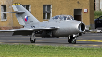 Photo ID 247529 by Niels Roman / VORTEX-images. Private Czech Flying Legends Mikoyan Gurevich MiG 15UTI, OK UTI