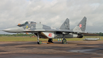 Photo ID 247911 by Peter Fothergill. Poland Air Force Mikoyan Gurevich MiG 29M 9 15, 40