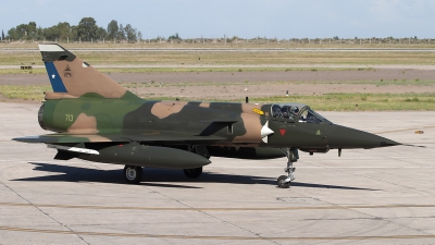 Photo ID 248307 by Chris Lofting. Chile Air Force Dassault Mirage 5MA Elkan, 713