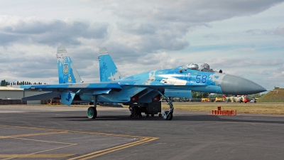 Photo ID 248555 by Peter Fothergill. Ukraine Air Force Sukhoi Su 27P1M,  