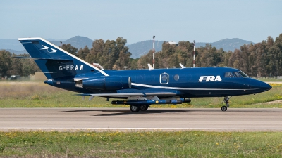 Photo ID 251571 by Giampaolo Tonello. Company Owned FR Aviation Dassault Falcon Mystere 20C, G FRAW