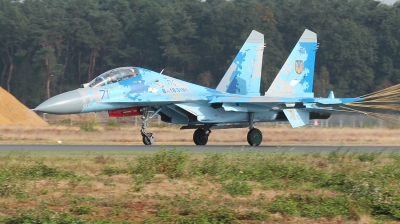 Photo ID 253601 by kristof stuer. Ukraine Air Force Sukhoi Su 27UB1M, B 1831M1