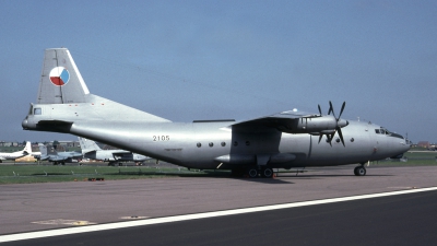 Photo ID 28389 by Tom Gibbons. Czechoslovakia Air Force Antonov An 12BP, 2105