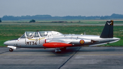 Photo ID 28419 by Eric Tammer. Belgium Air Force Fouga CM 170R Magister, MT 34