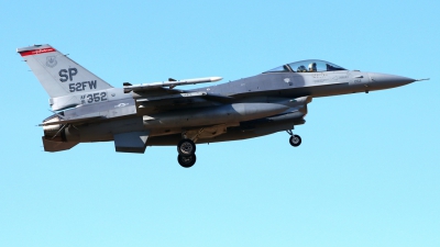 Photo ID 257077 by Manuel Fernandez. USA Air Force General Dynamics F 16C Fighting Falcon, 91 0352