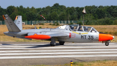 Photo ID 28856 by Markus Schrader. Belgium Air Force Fouga CM 170R Magister, MT 35