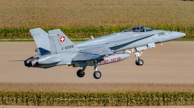 Photo ID 259642 by Martin Thoeni - Powerplanes. Switzerland Air Force McDonnell Douglas F A 18C Hornet, J 5006