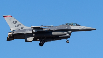 Photo ID 261782 by Maximilian Mengwasser. USA Air Force General Dynamics F 16C Fighting Falcon, 91 0352
