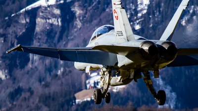 Photo ID 262153 by Agata Maria Weksej. Switzerland Air Force McDonnell Douglas F A 18D Hornet, J 5238