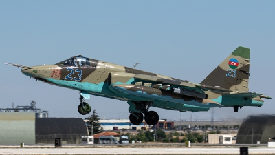 Photo ID 262936 by Thomas Ziegler - Aviation-Media. Azerbaijan Air Force Sukhoi Su 25BM,  