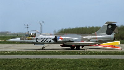 Photo ID 29136 by Joop de Groot. Netherlands Air Force Lockheed F 104G Starfighter, D 6652
