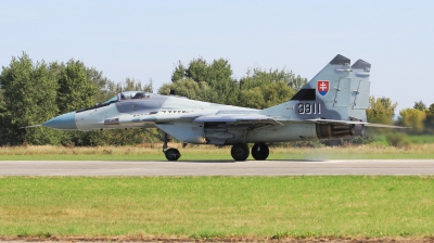 Photo ID 263430 by Milos Ruza. Slovakia Air Force Mikoyan Gurevich MiG 29AS, 3911