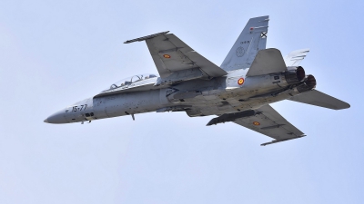 Photo ID 264071 by Pavlos Tsekas. Spain Air Force McDonnell Douglas CE 15 Hornet EF 18B, CE 15 09
