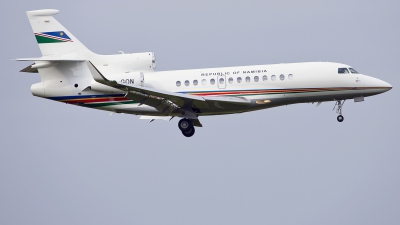 Photo ID 264643 by Patrick Weis. Namibia Government Dassault Falcon 7X, V5 GON