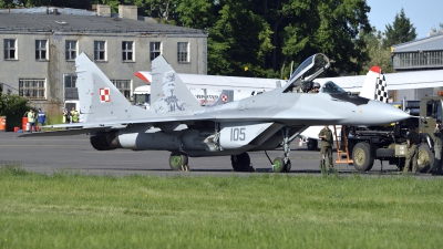 Photo ID 267967 by Tonnie Musila. Poland Air Force Mikoyan Gurevich MiG 29A 9 12A, 105