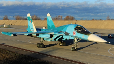 Photo ID 271325 by Sergey Chaikovsky. Russia Air Force Sukhoi Su 34 Fullback, RF 95847