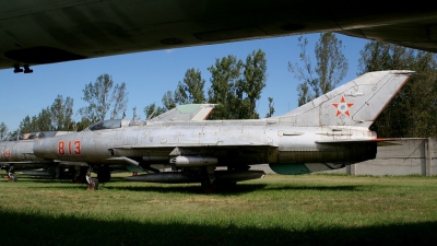 Photo ID 30123 by Paul Newbold. Hungary Air Force Mikoyan Gurevich MiG 21F 13, 813