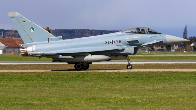 Photo ID 273854 by Mathias Grägel - GME-AirFoto. Germany Air Force Eurofighter EF 2000 Typhoon S, 31 36
