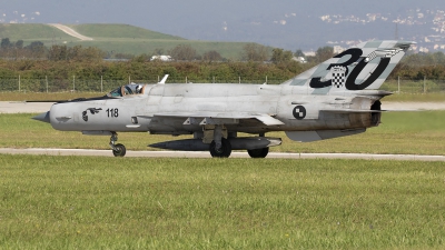 Photo ID 277944 by Chris Lofting. Croatia Air Force Mikoyan Gurevich MiG 21bisD, 118