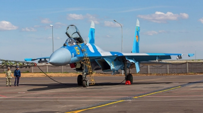 Photo ID 279171 by Lars Kitschke. Kazakhstan Air Force Sukhoi Su 27M2,  
