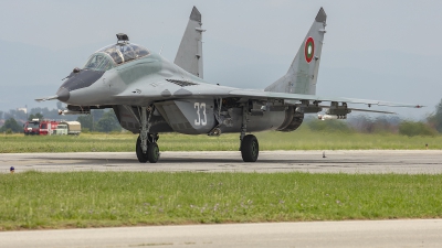Photo ID 279529 by Lars Kitschke. Bulgaria Air Force Mikoyan Gurevich MiG 29UB 9 51, 33