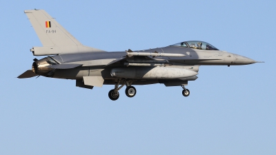 Photo ID 279837 by Milos Ruza. Belgium Air Force General Dynamics F 16AM Fighting Falcon, FA 94