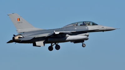 Photo ID 279988 by Tonnie Musila. Belgium Air Force General Dynamics F 16BM Fighting Falcon, FB 23