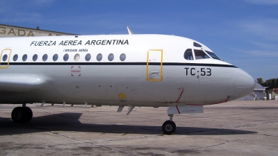 Photo ID 31223 by Franco S. Costa. Argentina Air Force Fokker F 28 1000C Fellowship, TC 53