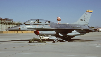 Photo ID 32088 by Rainer Mueller. USA Air Force General Dynamics F 16B Fighting Falcon, 78 0263